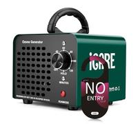 ICARE Générateur d'Ozone Domestique 30000 mg/h, Machine à Ozone pour Purification de l'Air avec Minuterie, Destructeur d'Odeur Portable O3 pour Voiture Maison Fumée Élimination des Odeurs d'Animaux