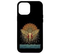 Icare mythologie Grecque tombante Mandala géométrique Soleil Coque pour iPhone 12 Pro Max