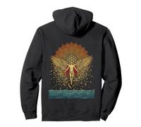 Icare mythologie Grecque tombante Mandala géométrique Soleil Sweat à Capuche