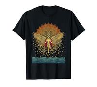 Icare mythologie Grecque tombante Mandala géométrique Soleil T-Shirt