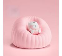 ICARER FAMILY Veilleuse pour chambre à coucher, lampe LED rechargeable avec luminosité réglable et arrêt automatique, design en silicone souple, contrôle tactile, cadeau pour nourrissons, tout-petits