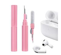 ICARER Kit Nettoyage pour AirPods 4 AirPods Pro 2 2022 AirPods 3 AirPods Pro AirPods 2 AirPods 1, 3 en 1 Kit de Nettoyage Multifonction pour écouteurs pour Apple AirPods iPhone Camera Keyboard-Rosa