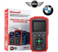 iCarsoft BMM V1.0 - Valise Diagnostic BMW et Mini - Outil Diagnostic Auto Pro - Lecture Défauts - Entretiens