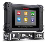 iCarsoft DE V4.0 Outil de diagnostic bidirectionnel pour véhicules de marque allemande, scanner OBD2 complet, 27 réinitialisations pour Porsche, 35 pour Ben.z, 16 pour BM.W, 42 pour V.A.G, VIN
