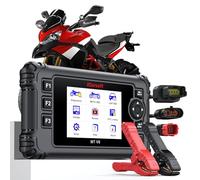iCarsoft MT V6 Diagnosticateur pour Ducati Motocyclettes, diagnostic complet du système, 153 services d'entretien, 112 tests bidirectionnels, lecture et effacement de codes, test de batterie