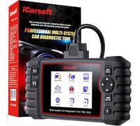 iCarsoft Scanner de voiture VOL V2.0 (2025) OBD2 Scanner de réinitialisation d'huile/SAS/EPB/BMS/ETC/DPF/ABS purgement/codage d'injecteur/lecteur de code de service TPMS pour Volvo/Saab, outil de