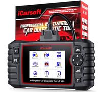 iCarsoft Scanner OBD2 bidirectionnel LR V3.0 (version améliorée) - Scanner automatique en profondeur - Outil de diagnostic complet - 24 réinitialisations / données graphiques 118 / test de batterie -
