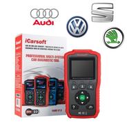 iCarsoft VAWS V1.0 - Valise Diagnostic VW Audi Seat Skoda - Outil Diagnostic Auto Pro - Lecture Défauts - Entretiens