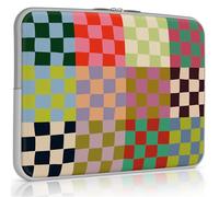 iCasso Housse de Protection Fine pour Ordinateur Portable 13" à 13,6", MacBook Pro 13" et 14,6", pour Ordinateur Portable Chromebook de 14", HP, Dell, Damier