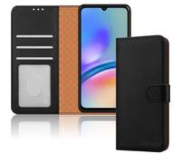 iCatchy Étui portefeuille en cuir pour Samsung Galaxy A05S avec support de visionnage, protection magnétique, protection RFID, compatible avec téléphone Samsung A05s (noir)