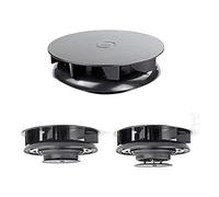 ICC Petit Profil Bas Rotatif Toit Ventilation pour Vans Bus - Noir - Vent Conduit Rotatif Ventilateur