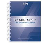 ICD10CM 2022 The Complete Official Codebook with guidelines by American Medical Association American Medical Association (Auteur)