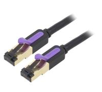 ICDBL Patch cord S/FTP 7 Line OFC PVC noir L : 10m 28AWG VENTION