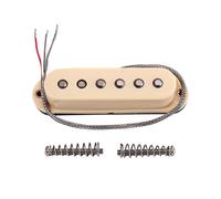 ICDKOYK Accessoires pour guitare électrique : Pour Micro double bobinage Alnico 5 bobiné à la main, offrant des basses précises et des aigus clairs. Montage : chevalet, milieu, manche.