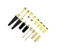 ICDKOYK Adaptateur pour Pompe à air de Ballon de Basket-Ball, kit d'adaptateurs pour Valve vélo Presta pour Schrader, etc. Adaptateur pour Pompe à air Rugby et compresseur Ballon Basket-Ball