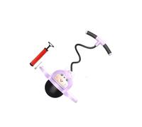 ICDKOYK Ballon Sauteur avec poignée pour Enfants, bâton Sauteur pour Sauter, améliore l'équilibre et la Force, Jouet d'exercice pour Enfants avec Pompe, Cadeau, Planche, Lapin Rose, 38 x 90 cm