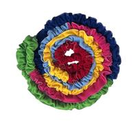 ICDKOYK Bande élastique coopérative pour le travail d'équipe en famille, couleurs arc-en-ciel, multicolore, 3,6 m, pour 6 joueurs, 3. m pour joueurs