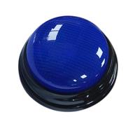 ICDKOYK Boutons sonores et Lumineux pour Un Apprentissage ludique et interactif : Un pour Les soirées Jeux en Famille, Les Enfants et Leurs maîtres, même pour Chiens, Bleu, 90x40mm