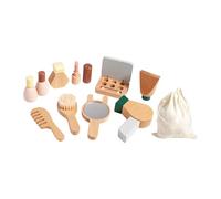 ICDKOYK Coffret de Maquillage en Bois pour Enfants, idéal pour stimuler l'imagination et créer Un Salon de Coiffure factice pour Les Petites Filles 3 à 5 Ans.