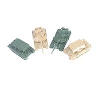 ICDKOYK Collection de véhicules blindés de Reconnaissance - Chars Miniatures - Maquette Char 4D à Assembler - Puzzle - Jeu Puzzle - Échelle 1/144