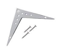 ICDKOYK Cordier de guitare électrique 6 cordes style V - Accessoire indispensable - Pièces de rechange durables pour chevalet - Chevalet fixe, Argent