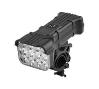 ICDKOYK Éclairage vélo étanche à LED, réglable, avec klaxon Polyvalent et Six Modes d'affichage Pratiques. Accessoires pour Phare, Phare