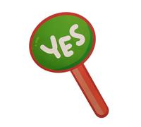 ICDKOYK Fournitures Scolaires pour Petits Groupes : Accessoires Comprenant Une Pancarte « Oui/Non » et Un Outil de Portable pour favoriser la Participation des élèves.