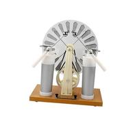 ICDKOYK Générateur d'électricité par Induction électrostatique : expériences de décharge d'étincelles en Classe, Outil pédagogique de Physique et démonstration électrostatique.