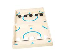 ICDKOYK Jeu et Amusant pour Une soirée Jeux en Famille avec Un Plateau de Hockey en Bois Unique pour des soirées Entre Amis Famille.