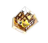 ICDKOYK Kit de Construction de Maison poupée en Bois, fabriqué à la Main, avec Accessoires mobilier réalistes, pour Enfants et Adultes. À Collectionner et à décorer Une assemblée.
