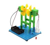 ICDKOYK Kit de Jeu sur l'électricité éolienne : Un Outil ludique pour Apprendre en s'amusant ! Idéal pour Les Enfants intéressés par Les expériences scientifiques. Kit d'expérimentation sur la