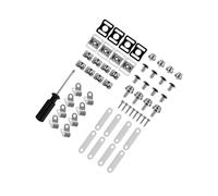 ICDKOYK Kit de réparation Complet pour Casque de Hockey : Accessoires métalliques durables et performants pour Le Baseball et Le Football. Kit réparation pour Casque Football américain. Pièces