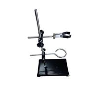 ICDKOYK Kits de Support pour trépieds de Laboratoire avec Anneaux Serrage, Support Polyvalent pour la Physique et la Chimie, équipement Indispensable pour Les travaux Laboratoire, Ensemble