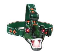 ICDKOYK Lampe Frontale LED réglable en Forme de Dinosaure, idéale pour Les Enfants en randonnée (Verte), idéale pour Un Anniversaire.