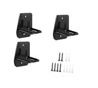 ICDKOYK Lot de 3 fixations murales pour élastiques de résistance, idéales pour les squats et autres exercices musculation (métal).