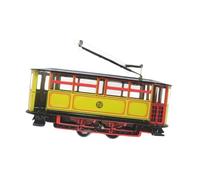 ICDKOYK Maquette de Tramway électrique Espagnol - Modèle détaillé de Rame Tramway - Jouet Collection pour Les passionnés et collectionneurs Voitures - Modèle réduit moulé sous