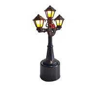 ICDKOYK Modèle de lampadaire de Jardin, Poteau Lanterne Chemin offrant Un Support fiable pour Le développement scènes Miniatures, Mini poteaux Rue, modèle d'éclairage, décor Miniature
