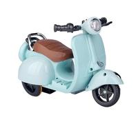 ICDKOYK Moto Musicale acrobatique pour Enfants, rotative à 360°, Lumineuse, Jouet pour bébé, pour Les Tout-Petits. Jouet acrobatique et Dansant de Style Dessin animé, Bleu, 21 x 22 cm