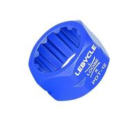 ICDKOYK Outil de réparation et de démontage de pédales de vélo en Alliage d'aluminium Durable. Outil de Montage et de réparation pour vélos de Route et VTT 10 Dents.