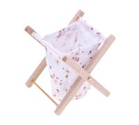 ICDKOYK Panier à Linge Miniature détaillé, Accessoire de Jeu d'imitation idéal pour recréer l'ambiance d'une Maison de poupée Miniature. Ce Mini Panier à Linge Sale Convient pour aux Maisons poupées