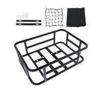 ICDKOYK Panier arrière pour vélo électrique adulte avec porte-bagages et sacoches de transport pour chien et animaux de compagnie. Grande capacité rangement.