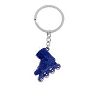 ICDKOYK Porte-clés Mini Patins à roulettes - Cadeau Original pour Les fêtes - Boucle de clé Unique - Pendentif - Décoration de Sac - Accessoire décoratif - Chaîne de, Bleu, 8x3cm