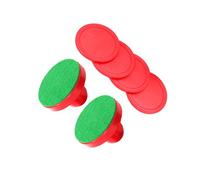 ICDKOYK Poussoirs de Hockey sur air avec Semelle en Feutre Vert - Accessoires de Rechange pour Tables Jeux Table - Amusez-Vous en Famille avec cet équipement Jeux