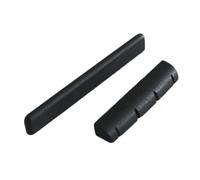 ICDKOYK Sillet de guitare électro-acoustique en bois d'ébène, accessoire robuste et durable pour la réparation et la fabrication de ukulélés. Sillet à fente pour guitare ukulélé 4 cordes. Pièces