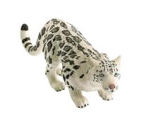 ICDKOYK Statue d'animal pour Sauvage réaliste et Unique, idéale pour décorer Votre Jardin Votre terrasse. Un Cadeau Parfait pour Les passionnés d'animaux, Adultes et Enfants, Léopard des neiges