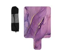 ICDKOYK Tapis de Pilates Reformer, serviette portable antidérapante pour la musculation, le yoga à domicile, violet, Violet, 99.6 cm x 61 cm x 1.5 mm