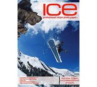 ICE 100 feuilles A4 220 g/m² Papier photo Double Face brillant/brillant