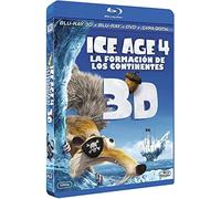 Ice Age 4 BD + DVD + Copia Digital [Blu-Ray 3D] [Import]