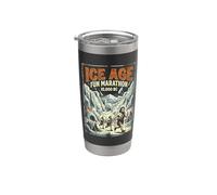 Ice Age Fun Run 10 000 av. J.-C Gobelet isotherme en acier inoxydable double paroi
