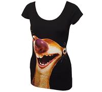 Ice Age - L'Âge de Glace 5 : Les Lois de l'univers T-Shirt pour Femme Motif Sid, Produit sous Licence. - M
